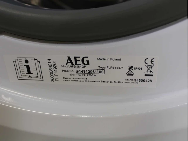 Aeg 6000 series | lavamat prosense technology wasmachine & aeg 6000 series | lavatherm prosense technology wasdroger - afbeelding 5 van  8