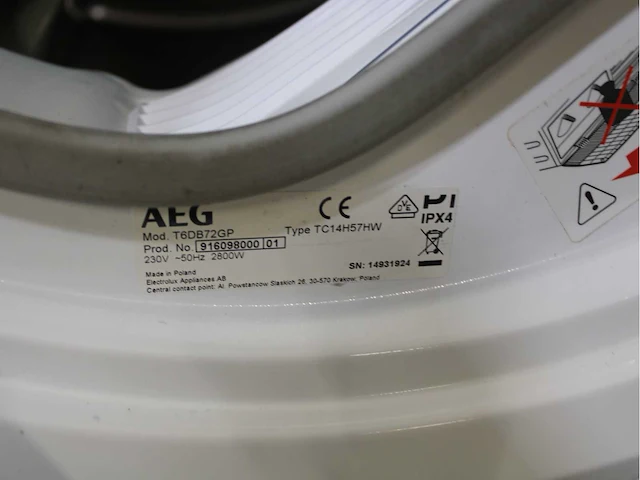 Aeg 6000 series | lavamat prosense technology wasmachine & aeg 6000 series | lavatherm prosense technology wasdroger - afbeelding 8 van  8