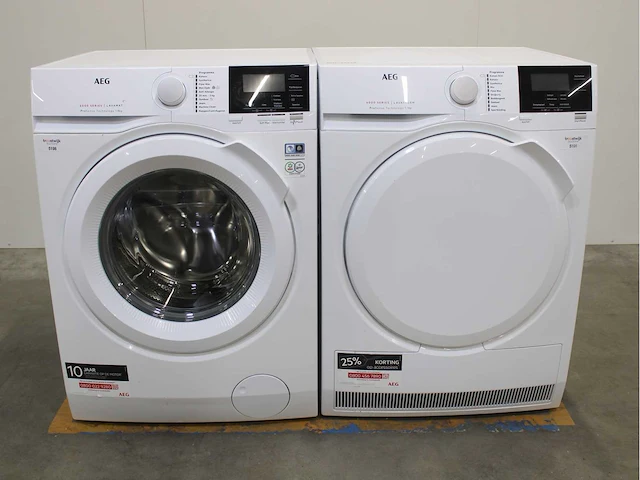 Aeg 6000 series | lavamat prosense technology wasmachine & aeg 6000 series | lavatherm prosense technology wasdroger - afbeelding 1 van  8