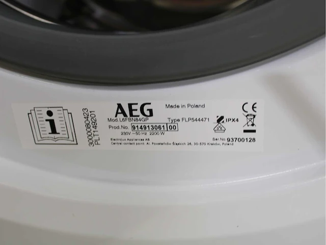 Aeg 6000 series | lavamat prosense technology wasmachine & aeg 6000 series | lavatherm prosense technology wasdroger - afbeelding 5 van  8