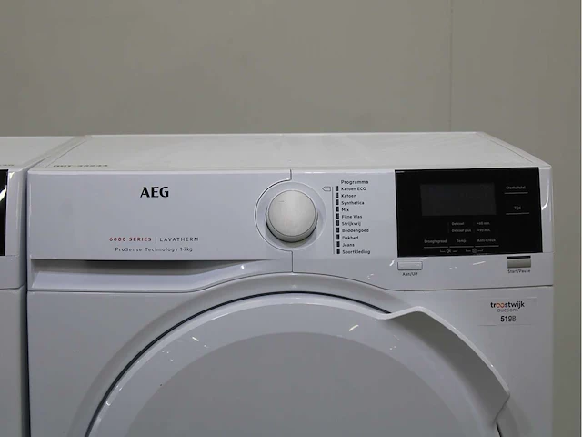 Aeg 6000 series | lavamat prosense technology wasmachine & aeg 6000 series | lavatherm prosense technology wasdroger - afbeelding 6 van  8