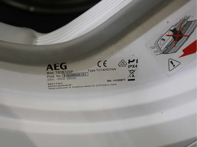 Aeg 6000 series | lavamat prosense technology wasmachine & aeg 6000 series | lavatherm prosense technology wasdroger - afbeelding 8 van  8