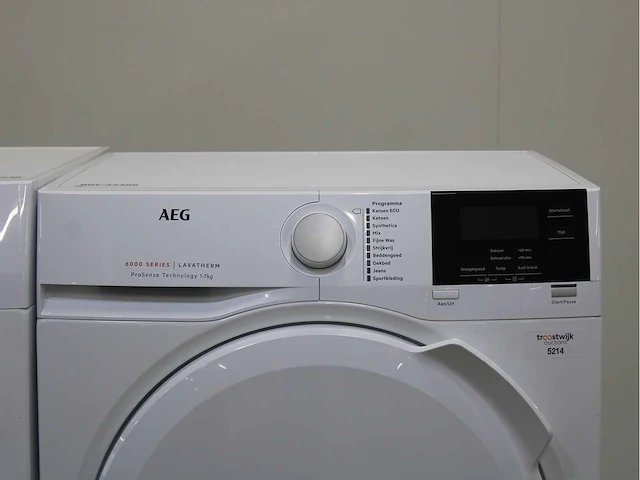 Aeg 6000 series | lavamat prosense technology wasmachine & aeg 6000 series | lavatherm prosense technology wasdroger - afbeelding 6 van  8