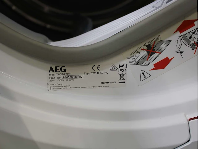 Aeg 6000 series | lavamat prosense technology wasmachine & aeg 6000 series | lavatherm prosense technology wasdroger - afbeelding 8 van  8