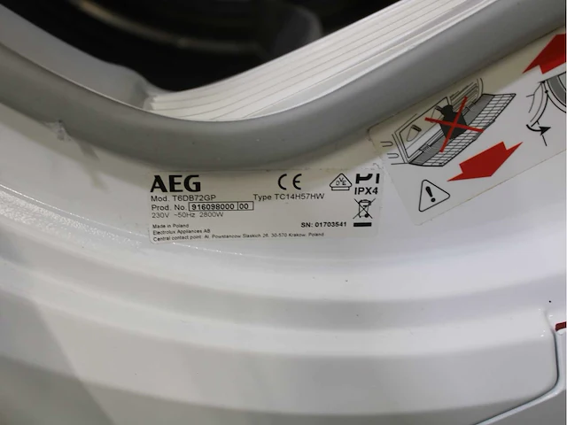 Aeg 6000 series | lavamat prosense technology wasmachine & aeg 6000 series | lavatherm prosense technology wasdroger - afbeelding 8 van  8