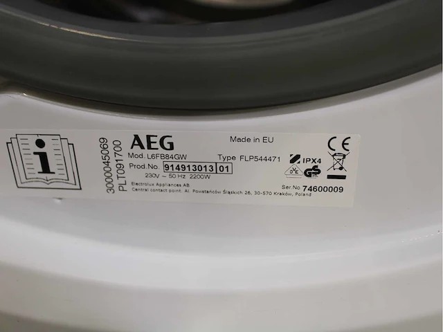 Aeg 6000 series | lavamat prosense technology wasmachine & aeg 6000 series | lavatherm prosense technology wasdroger - afbeelding 5 van  8