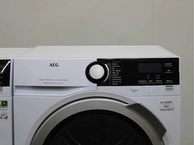 Aeg 6000 series | lavamat prosense technology wasmachine & aeg 6000 series | lavatherm prosense technology wasdroger - afbeelding 6 van  8