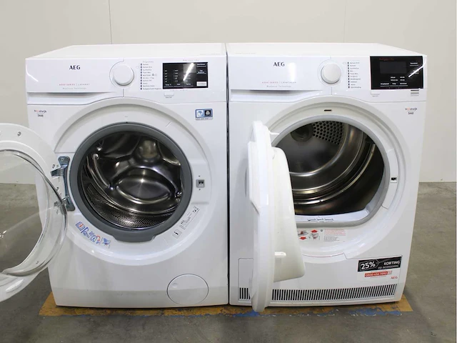 Aeg 6000 series | lavamat prosense technology wasmachine & aeg 6000 series | lavatherm prosense technology wasdroger - afbeelding 2 van  8