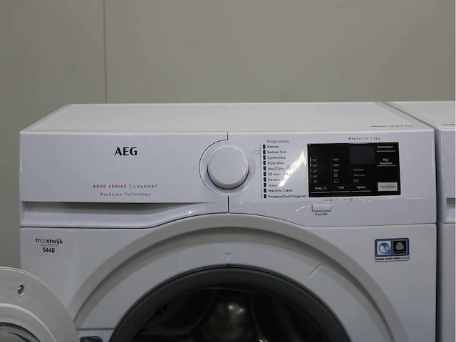 Aeg 6000 series | lavamat prosense technology wasmachine & aeg 6000 series | lavatherm prosense technology wasdroger - afbeelding 3 van  8