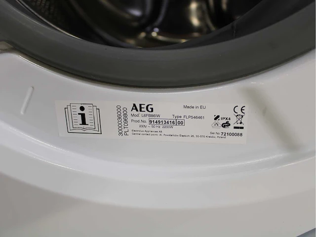 Aeg 6000 series | lavamat prosense technology wasmachine & aeg 6000 series | lavatherm prosense technology wasdroger - afbeelding 5 van  8