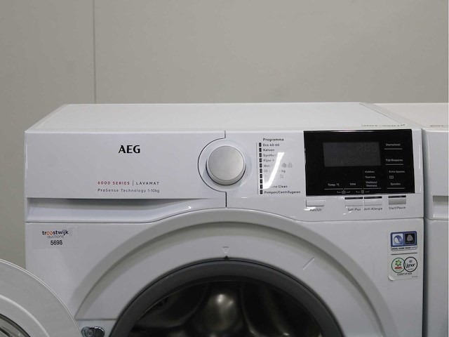Aeg 6000 series | lavamat prosense technology wasmachine & aeg 6000 series | lavatherm prosense technology wasdroger - afbeelding 3 van  8