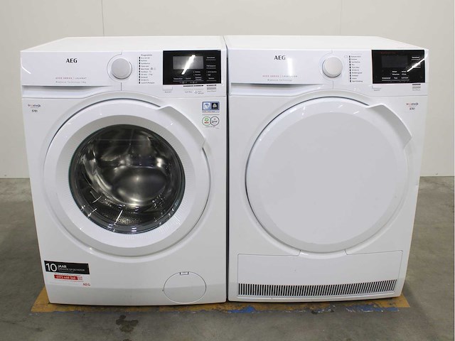 Aeg 6000 series | lavamat prosense technology wasmachine & aeg 6000 series | lavatherm prosense technology wasdroger - afbeelding 1 van  8