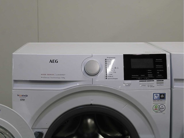 Aeg 6000 series | lavamat prosense technology wasmachine & aeg 6000 series | lavatherm prosense technology wasdroger - afbeelding 3 van  8