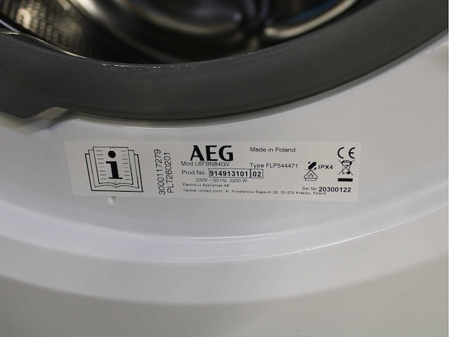 Aeg 6000 series | lavamat prosense technology wasmachine & aeg 6000 series | lavatherm prosense technology wasdroger - afbeelding 5 van  8