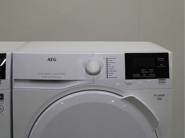 Aeg 6000 series | lavamat prosense technology wasmachine & aeg 6000 series | lavatherm prosense technology wasdroger - afbeelding 6 van  8