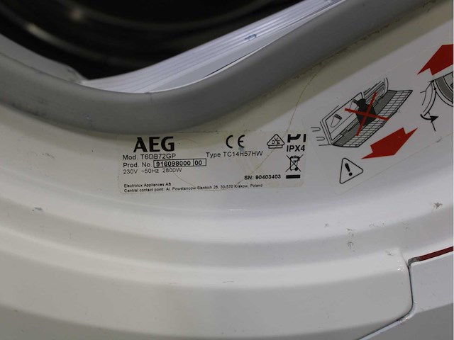 Aeg 6000 series | lavamat prosense technology wasmachine & aeg 6000 series | lavatherm prosense technology wasdroger - afbeelding 8 van  8