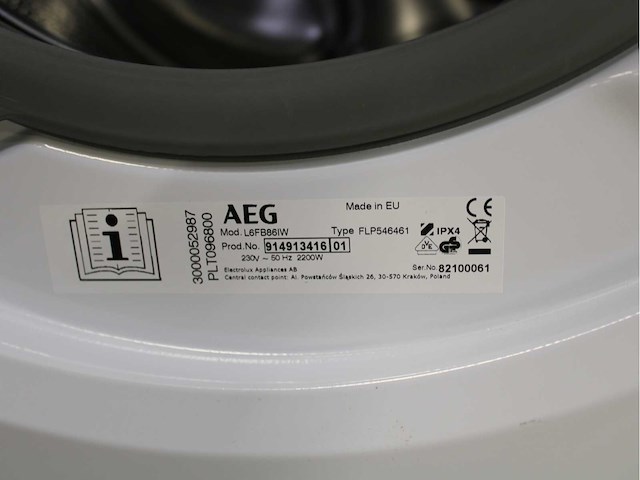 Aeg 6000 series | lavamat prosense technology wasmachine & aeg 6000 series | lavatherm prosense technology wasdroger - afbeelding 5 van  8