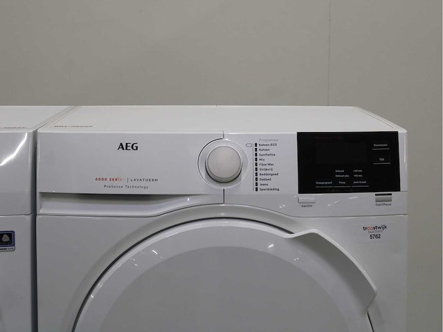 Aeg 6000 series | lavamat prosense technology wasmachine & aeg 6000 series | lavatherm prosense technology wasdroger - afbeelding 6 van  8