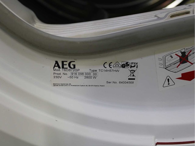 Aeg 6000 series | lavamat prosense technology wasmachine & aeg 6000 series | lavatherm prosense technology wasdroger - afbeelding 8 van  8