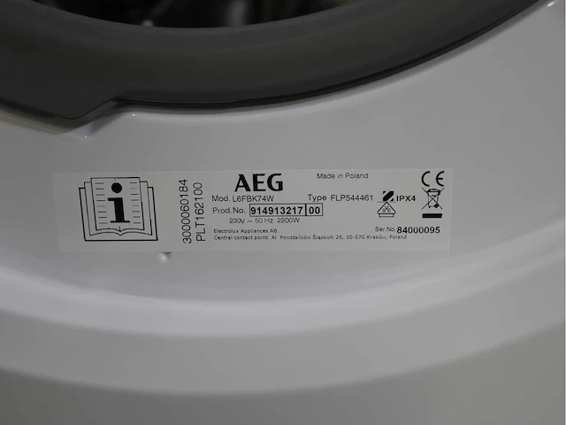Aeg 6000 series | lavamat prosense technology wasmachine & aeg 7000 series | lavatherm sensidry technology droger - afbeelding 5 van  8