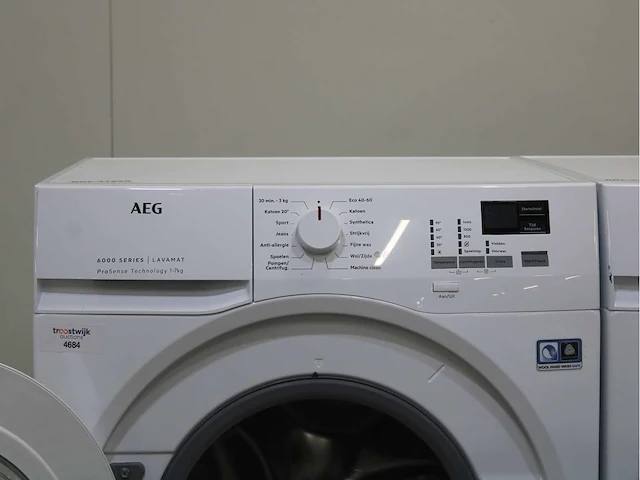Aeg 6000 series | lavamat prosense technology wasmachine & aeg 7000 series | lavatherm sensidry technology wasdroger - afbeelding 3 van  8