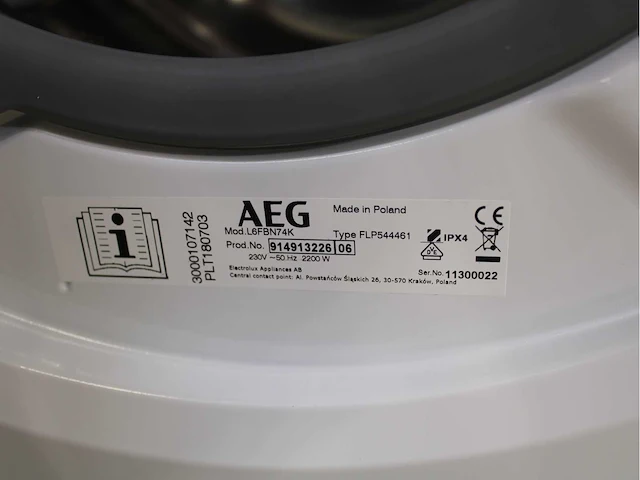 Aeg 6000 series | lavamat prosense technology wasmachine & aeg 7000 series | lavatherm sensidry technology wasdroger - afbeelding 5 van  8