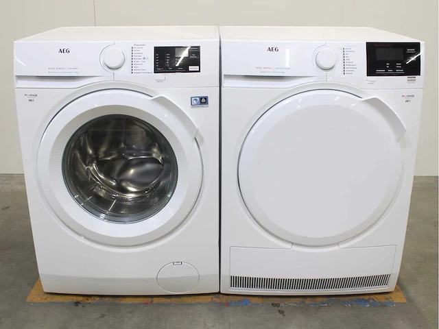 Aeg 6000 series | lavamat prosense technology wasmachine & aeg 7000 series | lavatherm sensidry technology wasdroger - afbeelding 1 van  8