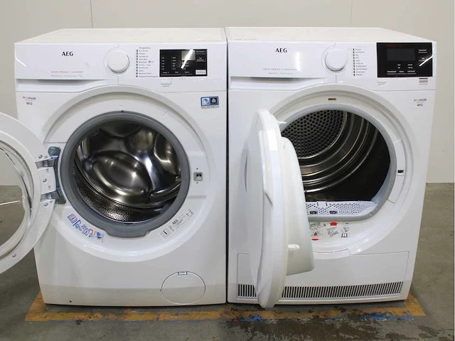 Aeg 6000 series | lavamat prosense technology wasmachine & aeg 7000 series | lavatherm sensidry technology wasdroger - afbeelding 2 van  8