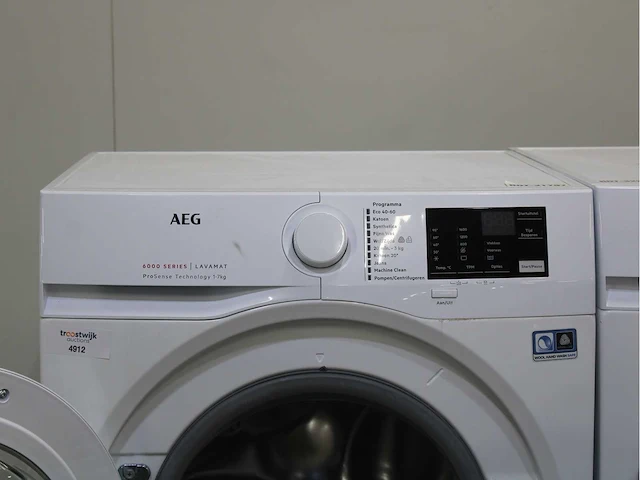 Aeg 6000 series | lavamat prosense technology wasmachine & aeg 7000 series | lavatherm sensidry technology wasdroger - afbeelding 3 van  8