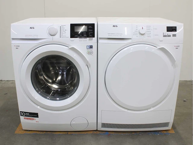 Aeg 6000 series | lavamat prosense technology wasmachine & aeg 7000 series | lavatherm sensidry technology wasdroger - afbeelding 1 van  8