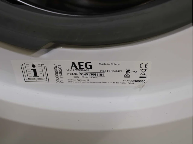 Aeg 6000 series | lavamat prosense technology wasmachine & aeg 7000 series | lavatherm sensidry technology wasdroger - afbeelding 5 van  8