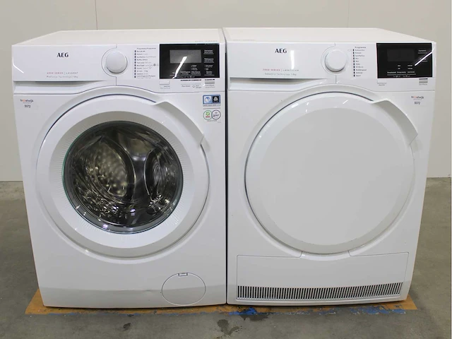 Aeg 6000 series | lavamat prosense technology wasmachine & aeg 7000 series | lavatherm sensidry technology wasdroger - afbeelding 1 van  8