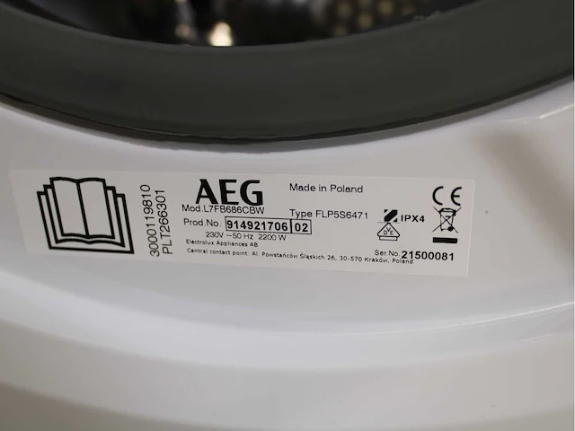 Aeg 6000 series | lavamat prosense technology wasmachine & aeg 7000 series | lavatherm sensidry technology wasdroger - afbeelding 5 van  8