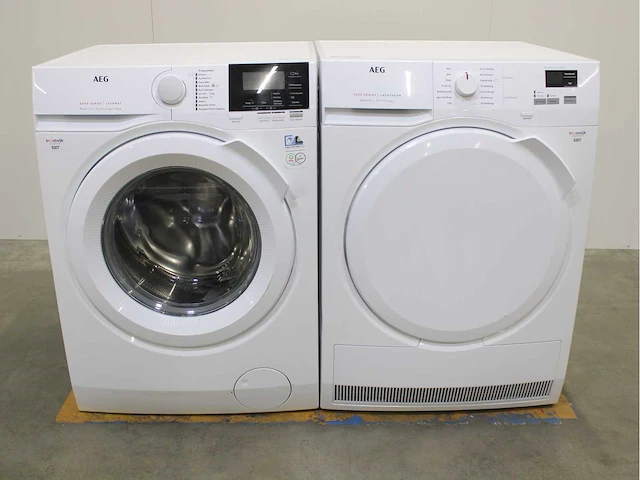 Aeg 6000 series | lavamat prosense technology wasmachine & aeg 7000 series | lavatherm sensidry technology wasdroger - afbeelding 1 van  8