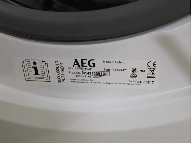 Aeg 6000 series | lavamat prosense technology wasmachine & aeg 7000 series | lavatherm sensidry technology wasdroger - afbeelding 5 van  8