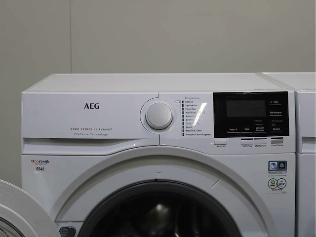 Aeg 6000 series | lavamat prosense technology wasmachine & aeg 7000 series | lavatherm sensidry technology wasdroger - afbeelding 3 van  8