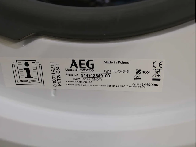 Aeg 6000 series | lavamat prosense technology wasmachine & aeg 7000 series | lavatherm sensidry technology wasdroger - afbeelding 5 van  8