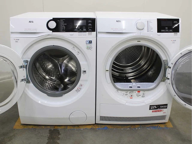 Aeg 6000 series | lavamat prosense technology wasmachine & aeg 7000 series | lavatherm sensidry technology wasdroger - afbeelding 2 van  8