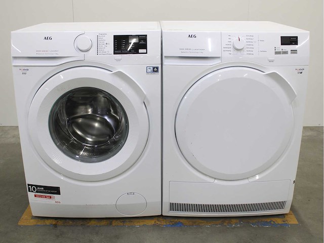 Aeg 6000 series | lavamat prosense technology wasmachine & aeg 7000 series | lavatherm sensidry technology wasdroger - afbeelding 1 van  8