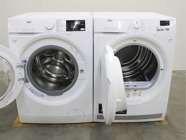 Aeg 6000 series | lavamat prosense technology wasmachine & aeg 7000 series | lavatherm sensidry technology wasdroger - afbeelding 2 van  7