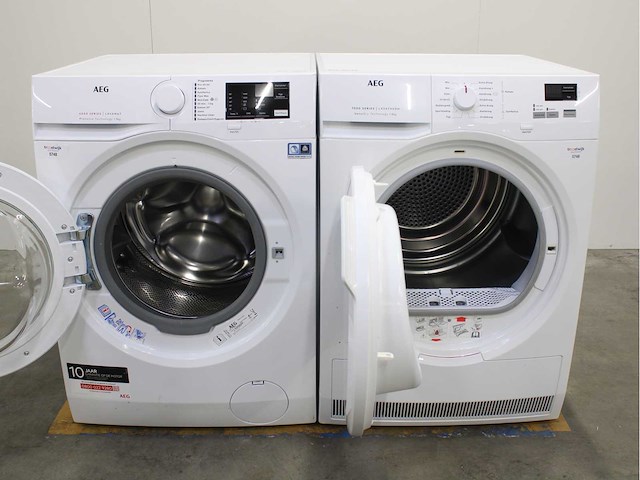 Aeg 6000 series | lavamat prosense technology wasmachine & aeg 7000 series | lavatherm sensidry technology wasdroger - afbeelding 2 van  8