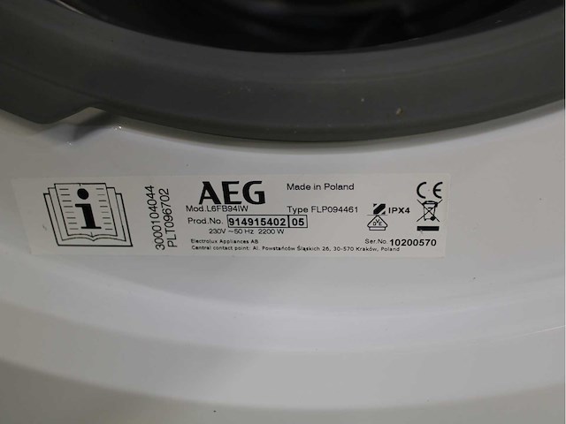 Aeg 6000 series | lavamat prosense technology wasmachine & aeg 7000 series | lavatherm sensidry technology wasdroger - afbeelding 5 van  8