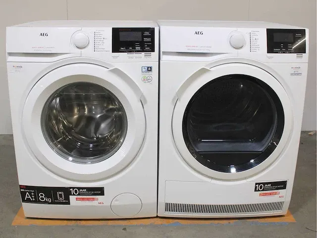 Aeg 6000 series | lavamat prosense technology wasmachine & aeg 8000 series | lavatherm absolutecare system droger - afbeelding 1 van  8