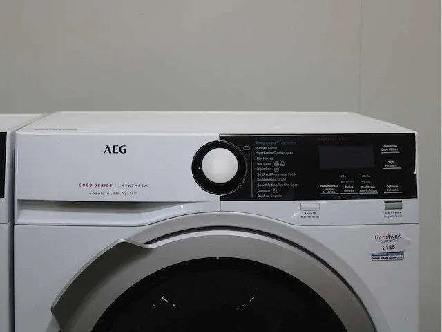 Aeg 6000 series | lavamat prosense technology wasmachine & aeg 8000 series | lavatherm absolutecare system droger - afbeelding 6 van  8