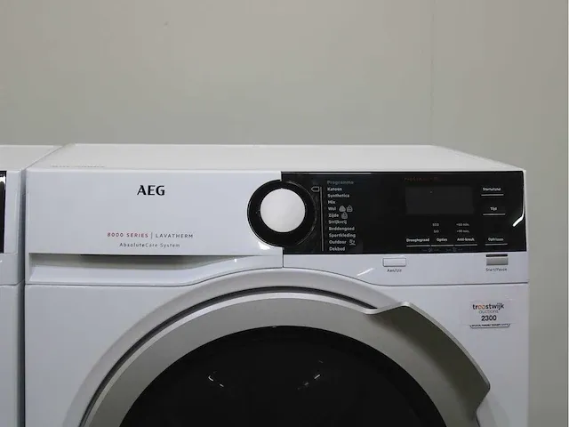 Aeg 6000 series | lavamat prosense technology wasmachine & aeg 8000 series | lavatherm absolutecare system droger - afbeelding 6 van  8