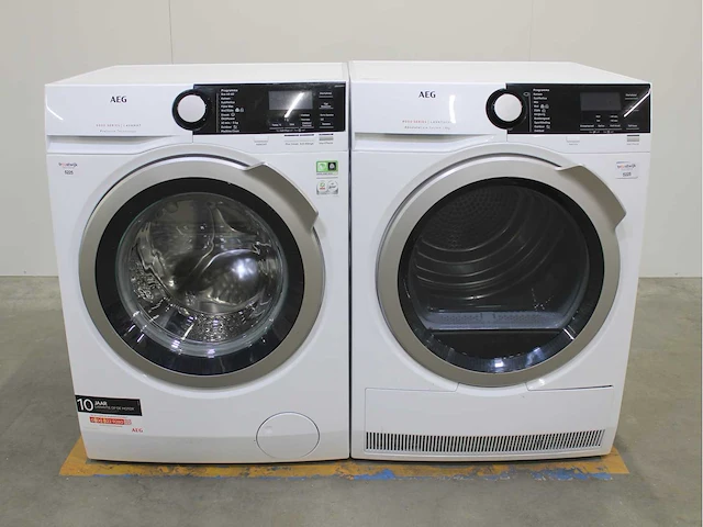 Aeg 6000 series | lavamat prosense technology wasmachine & aeg 8000 series | lavatherm absolutecare system wasdroger - afbeelding 1 van  8