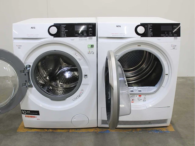 Aeg 6000 series | lavamat prosense technology wasmachine & aeg 8000 series | lavatherm absolutecare system wasdroger - afbeelding 2 van  8