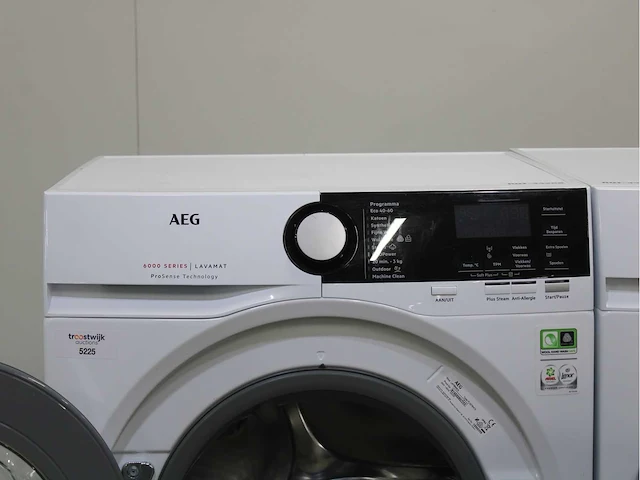 Aeg 6000 series | lavamat prosense technology wasmachine & aeg 8000 series | lavatherm absolutecare system wasdroger - afbeelding 3 van  8