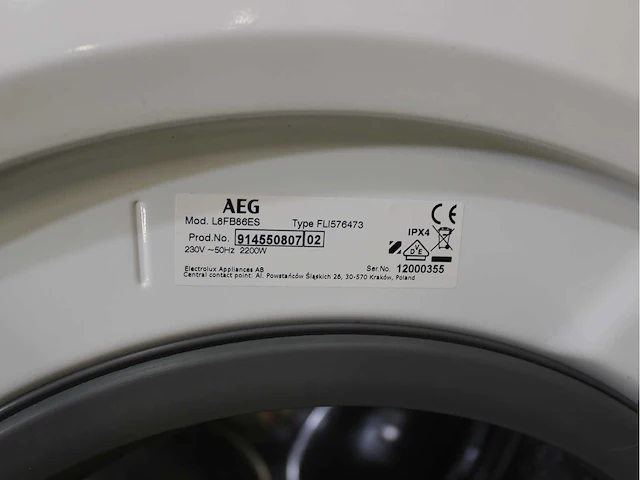 Aeg 6000 series | lavamat prosense technology wasmachine & aeg 8000 series | lavatherm absolutecare system wasdroger - afbeelding 5 van  8