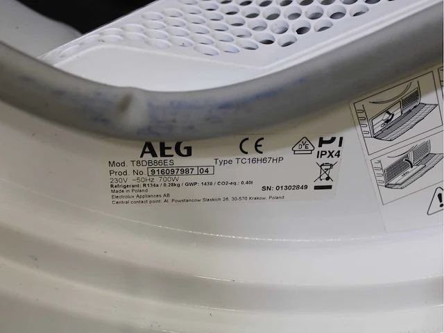 Aeg 6000 series | lavamat prosense technology wasmachine & aeg 8000 series | lavatherm absolutecare system wasdroger - afbeelding 8 van  8